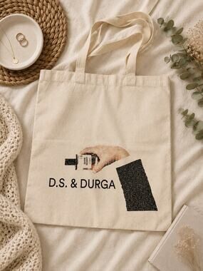 D.S. & Durga Radio Bombay Perfume Cotton Apothecary Indie Artsy Canvas Tote Bag